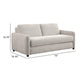 Rilia Sofa Sleeper with Queen Size Mattress Beige Fabric 74 Inch BM329670