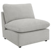 Biny 5pc L Shape Modular Sectional Sofa Light Gray Power Reclining BM329723