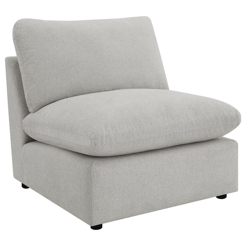 Biny 5pc L Shape Modular Sectional Sofa Light Gray Power Reclining BM329723