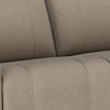 Krio Manual Recliner Sofa 80 Inch Modern Taupe Brown Faux Leather BM329733