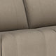 Krio Manual Recliner Sofa 80 Inch Modern Taupe Brown Faux Leather BM329733