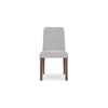 Ashley Jeyn Dining Side Chair Set of 2 Solid Hardwood Light Gray Polyester BM329751