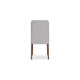 Ashley Jeyn Dining Side Chair Set of 2 Solid Hardwood Light Gray Polyester BM329751