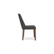 Ashley Jeyn Dining Side Chair Set of 2 Solid Wood Charcoal Gray Polyester BM329752