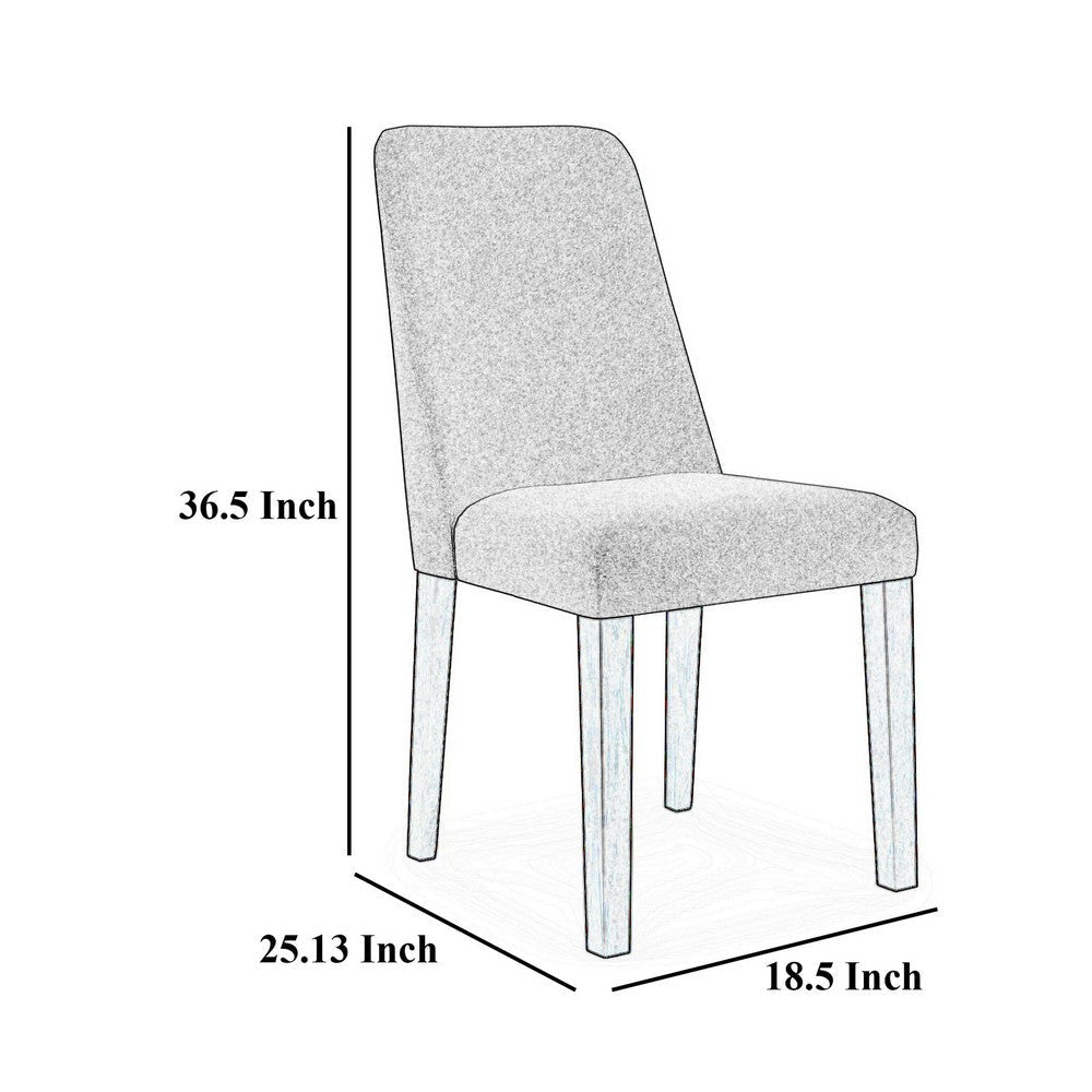 Ashley Jeyn Dining Side Chair Set of 2 Solid Hardwood Yellow Polyester