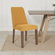 Ashley Jeyn Dining Side Chair Set of 2, Solid Hardwood, Yellow Polyester
