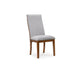 Ashley Jeyn Dining Side Chair Set of 2 Solid Hardwood Light Gray Polyester BM329755