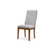 Ashley Jeyn Dining Side Chair Set of 2 Solid Hardwood Light Gray Polyester BM329755