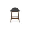 Ashley Jeyn Counter Stool with Footrest Set of 2 Brown Wood Charcoal Gray