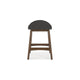Ashley Jeyn Counter Stool with Footrest Set of 2 Brown Wood Charcoal Gray