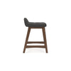 Ashley Jeyn Counter Stool with Footrest Set of 2 Brown Wood Charcoal Gray