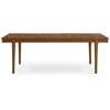 Ashley Jeyn Dining Table Tapered Legs Extendable 74-92 Inch Brown Hardwood BM329762