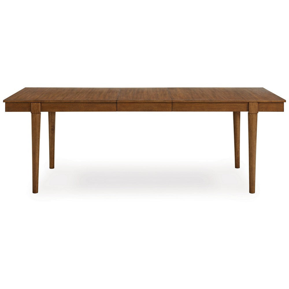 Ashley Jeyn Dining Table Tapered Legs Extendable 74-92 Inch Brown Hardwood BM329762