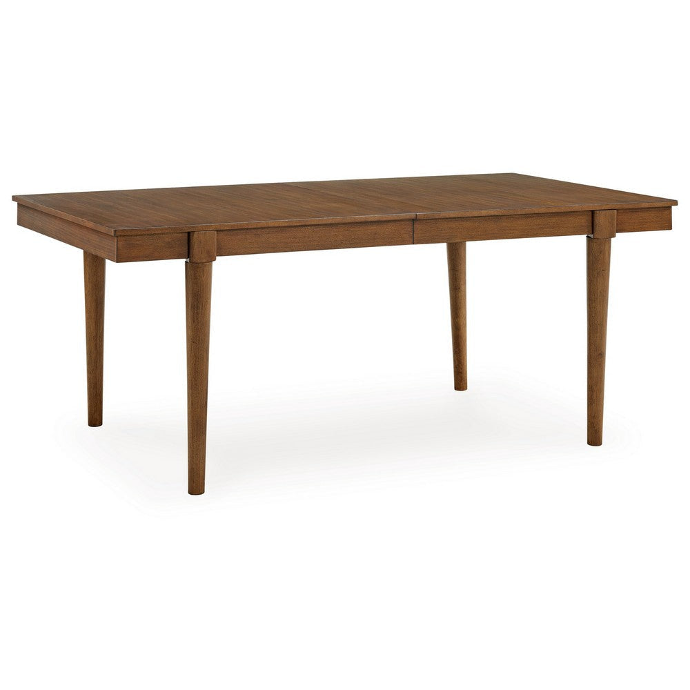 Ashley Jeyn Dining Table Tapered Legs Extendable 74-92 Inch Brown Hardwood BM329762