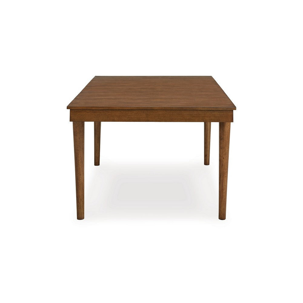 Ashley Jeyn Dining Table Tapered Legs Extendable 74-92 Inch Brown Hardwood BM329762