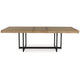 Ashley Myka Dining Table Extension Leaf Rectangular Brown Wood 80-98 Inch BM329765