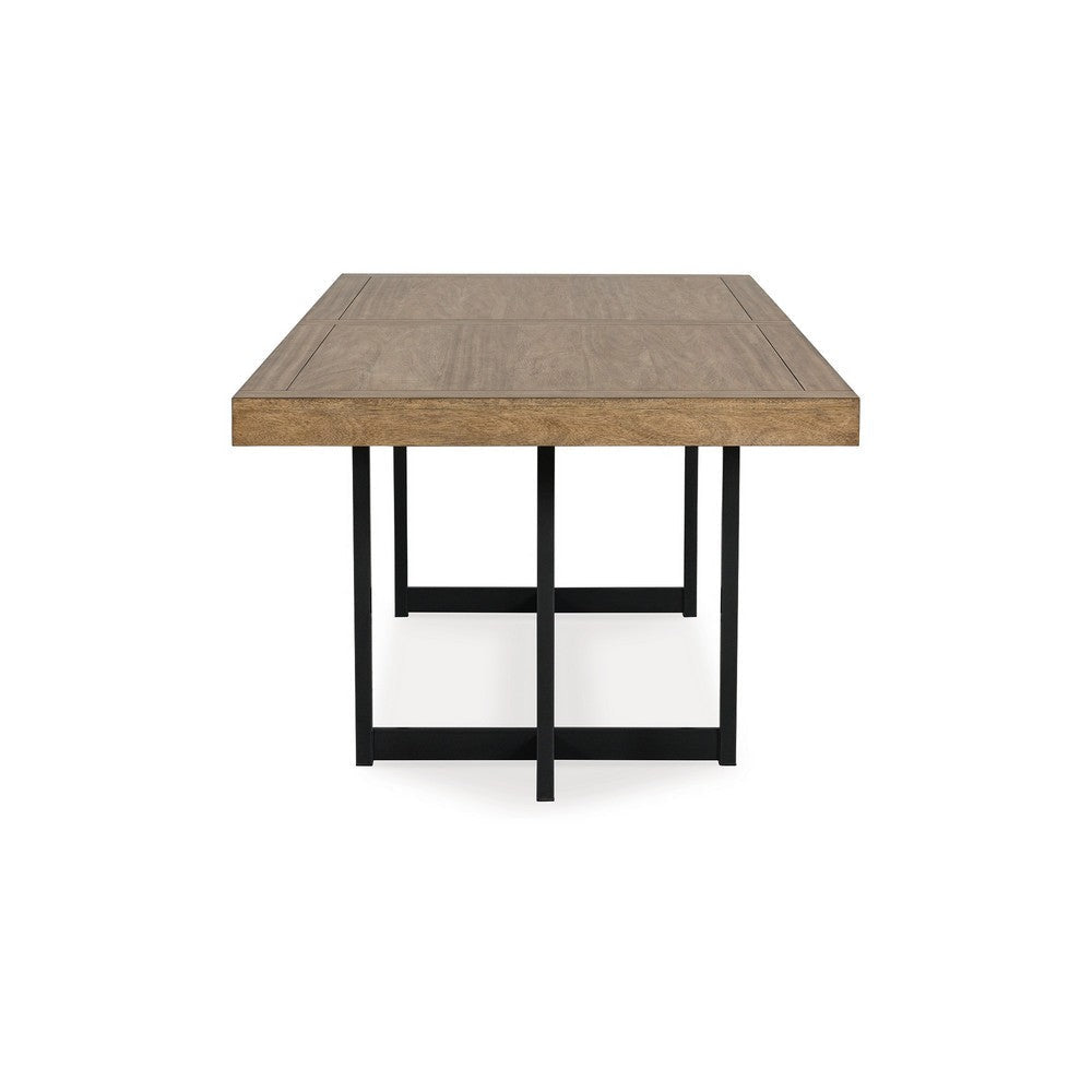 Ashley Myka Dining Table Extension Leaf Rectangular Brown Wood 80-98 Inch BM329765