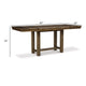 Ashley Chip Counter Height Dining Table with Tenon Pedestal Base Nutmeg Wood BM329768