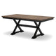 Ashley Fleur Dining Table Extendable Butterfly Leaf Brown Wood 60-78 Inch BM329774
