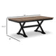 Ashley Fleur Dining Table, Extendable Butterfly Leaf, Brown Wood, 60-78 Inch