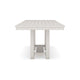 Ashley Fleur Counter Table with 2 Extension Leaves White Wood 62-86 Inch BM329779