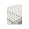 Ashley Fleur Counter Table with 2 Extension Leaves White Wood 62-86 Inch BM329779