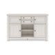 Ashley Fleur Dining Room Server with 4 Cabinets Antique White Wood 56 Inch BM329781