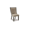 Ashley Trekk Dining Side Chair Set of 2 Black Gray Brown Woven Polyester