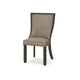 Ashley Trekk Dining Side Chair Set of 2 Black Gray Brown Woven Polyester