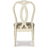 Ashley Alyn Dining Side Chairs Set of 2 Ribbon Back Distressed White Wood BM329792