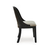 Ashley Robeck Dining Side Chair Set of 2 Herringbone Polyester Black Wood BM329801