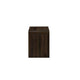 Maria Side End Table Drawer and Waterfall Style Brown Wood 22 Inch BM329828