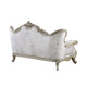Kerra Loveseat with Accent Pillow Classic Beige Fleur De Lis 72 Inch BM329830