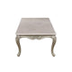 Kerra Cocktail Coffee Table Beige Marble Carved Champagne 54 Inch BM329832