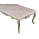 Kerra Cocktail Coffee Table Beige Marble Carved Champagne 54 Inch BM329832