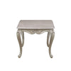 Kerra Side End Table Beige Marble Classic Carved Champagne 28 Inch BM329834