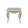 Kerra Side End Table Beige Marble Classic Carved Champagne 28 Inch BM329834