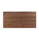 Thoi Dining Table 71 Inch Retro Angled Legs Brown Solid Rubberwood BM329865