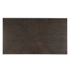 Kiana Dining Table, Dark Brown Solid Rubberwood, Rectangular 72 Inch