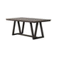 Ghy Dining Table Brown Solid Acacia Wood Rectangular 80 Inch Top BM329939