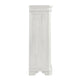 Lynda Tall Dresser Chest 4 Drawers Classic White Solid Acacia Wood BM329957
