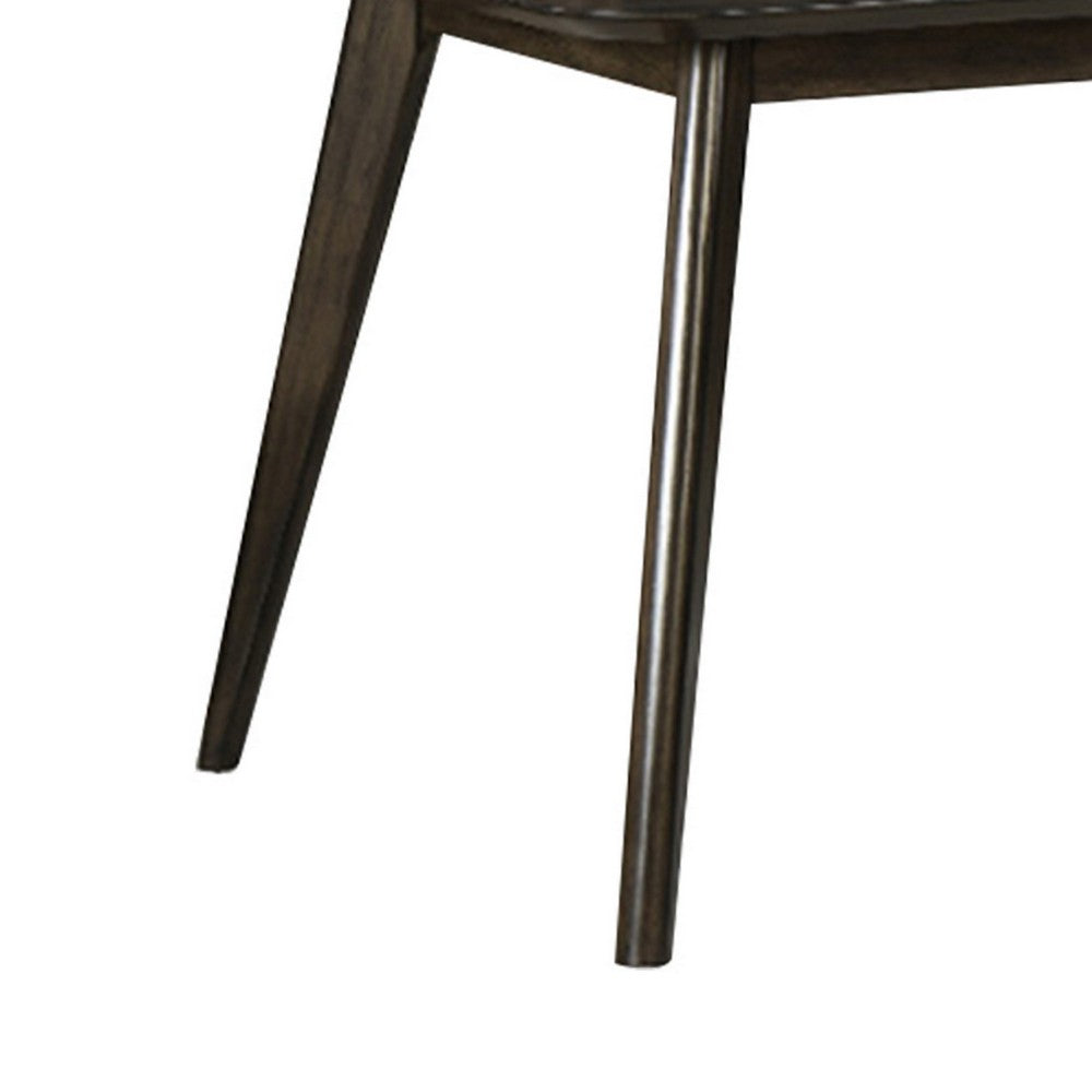 Roxy Dining Table, Walnut Brown Solid Wood, Rectangular 72 Inch Top