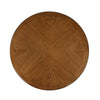 Dinie Dining Table Classic Turned Base Chestnut Brown Wood 48 Inch BM329985