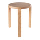 Mata Stacking Stool Ottoman Set of 2 Modern Blonde Oak Brown Wood