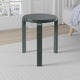 Mata Stacking Stool Ottoman, Set of 2, Modern Spanish Moss Green