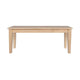 Nova Dining Bench Shaker Style Blonde Oak Brown Rubberwood 44 Inch