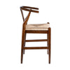 Cera Counter Stool Chair Handwoven Rope Cappuccino Brown