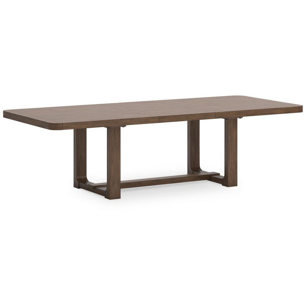 Ashley Cabal Dining Table Extendable 84-108 Inch Top Farmhouse Brown Wood BM330024