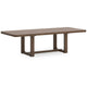 Ashley Cabal Dining Table Extendable 84-108 Inch Top Farmhouse Brown Wood BM330024