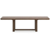 Ashley Cabal Dining Table Extendable 84-108 Inch Top Farmhouse Brown Wood BM330024